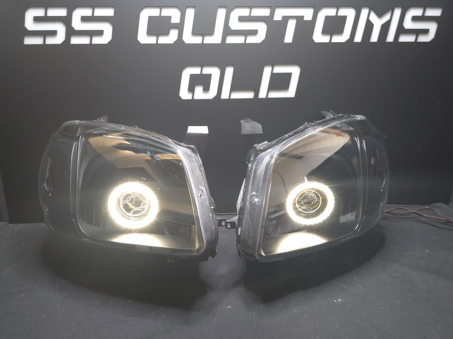 Custom LED Mazda car lights at SS Customs QLD