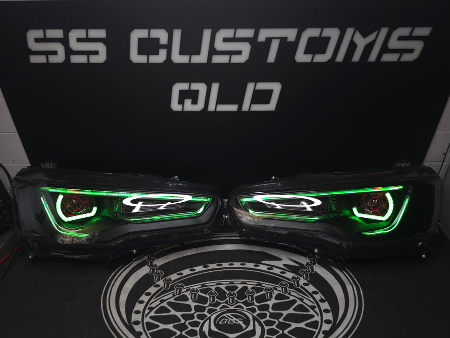 Mitsubishi CJ Lancer Vland headlights