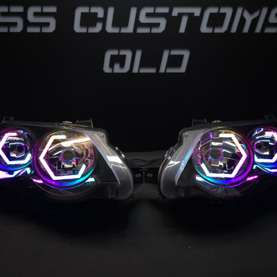 Ford Falcon FG MK1 Hex Halo Headlights