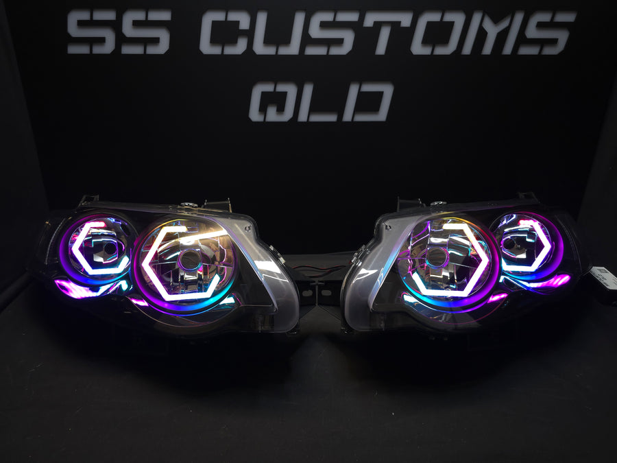 Ford Falcon FG MK1 Hex Halo Headlights