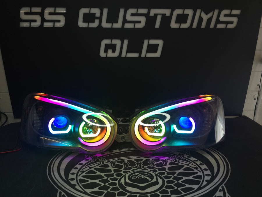 Subaru Impreza WRX Blobeye DRL headlights