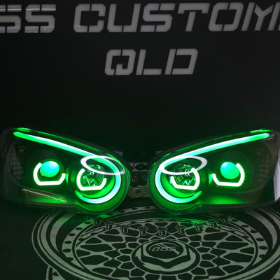 Subaru Impreza WRX Blobeye DRL headlights