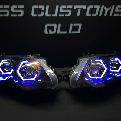 Ford Falcon FG MK1 Hex Halo Headlights