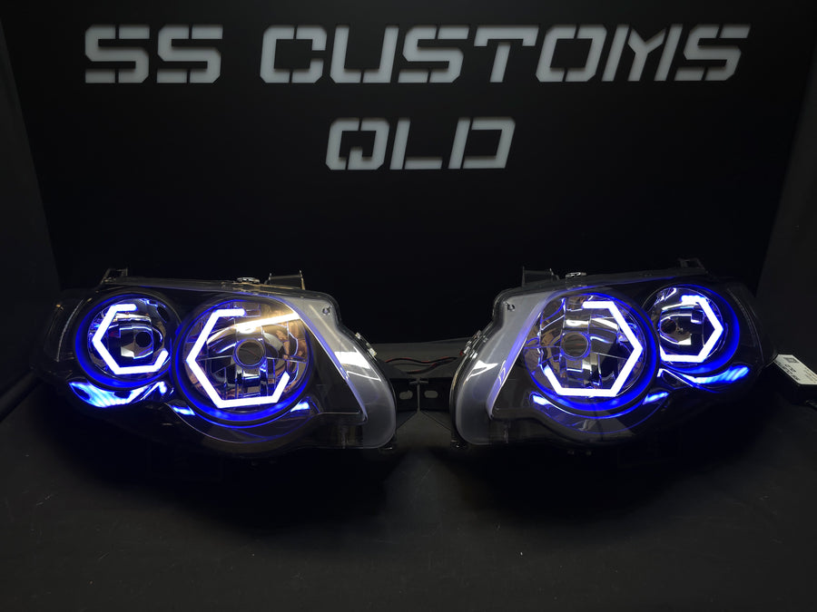 Ford Falcon FG MK1 Hex Halo Headlights