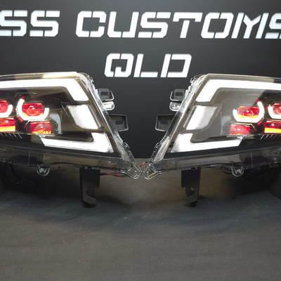 Nissan Navara D23 NP300 custom headlights 2015 - onwards