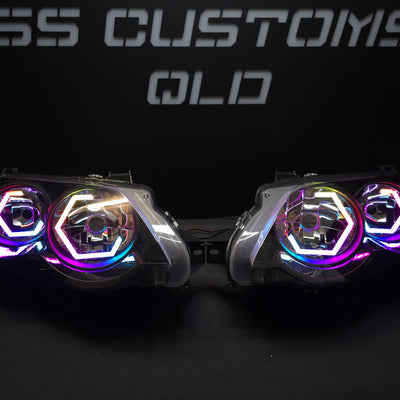 Ford Falcon FG MK1 Hex Halo Headlights