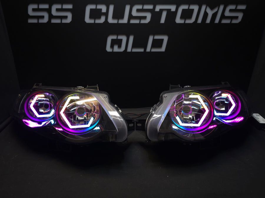 Ford Falcon FG MK1 Hex Halo Headlights