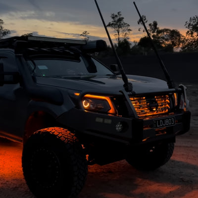 Nissan Navara D23 NP300 SL,ST,STX DX,RX custom headlights 2015 - onwards