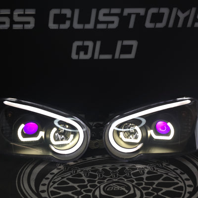 Subaru Impreza WRX Blobeye DRL headlights