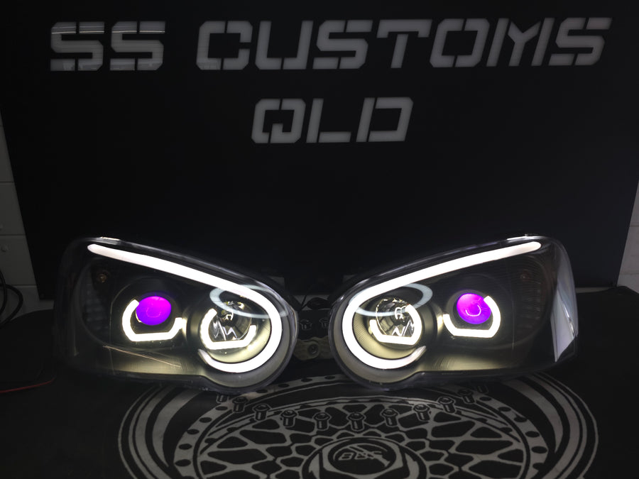 Subaru Impreza WRX Blobeye DRL headlights
