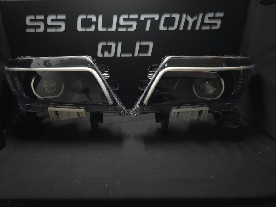 Nissan Navara D23 NP300 custom headlights 2015 - onwards