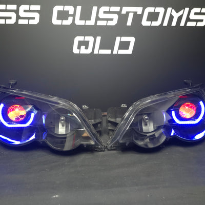 Ford Falcon BA BF XR projector custom headlights