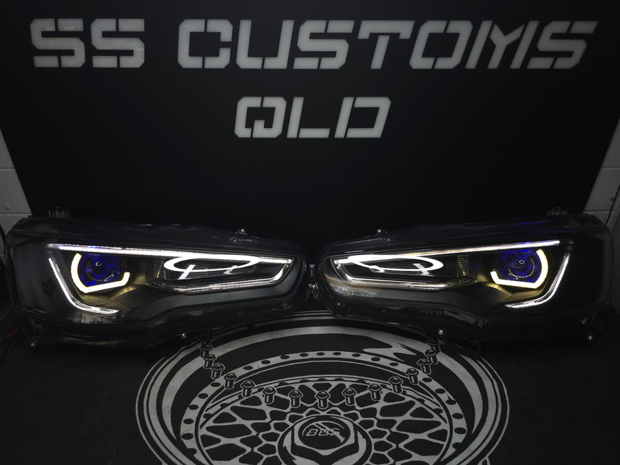 Mitsubishi CJ Lancer Vland headlights