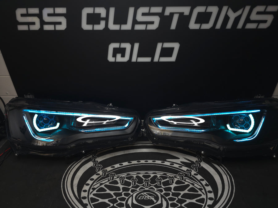 Mitsubishi CJ Lancer Vland headlights