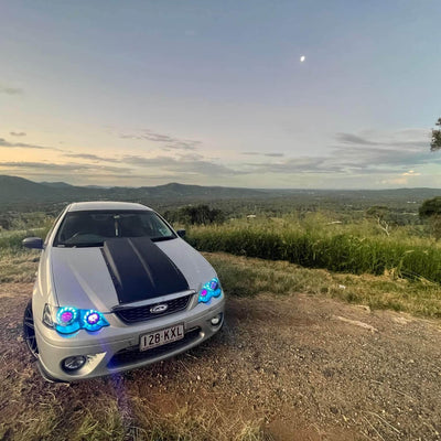 Ford Falcon BA BF XR Quad projectors