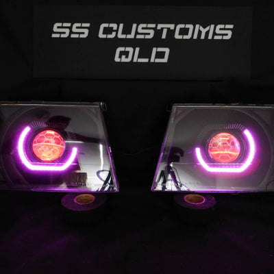 Ford Courier PG - PH 02-06 &  Mazda Bravo UN Series B2500 B2600 custom headlights