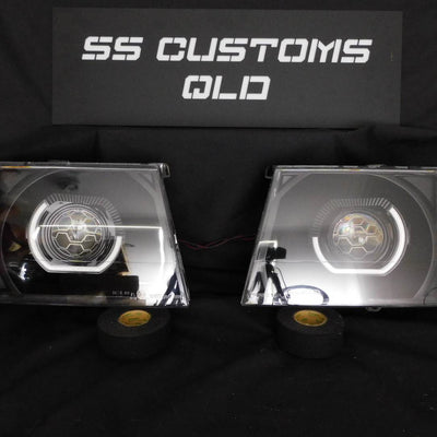 Ford Courier PG - PH 02-06 &  Mazda Bravo UN Series B2500 B2600 custom headlights