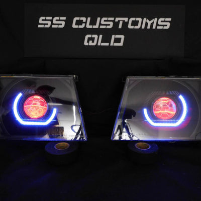 Ford Courier PG - PH 02-06 &  Mazda Bravo UN Series B2500 B2600 custom headlights