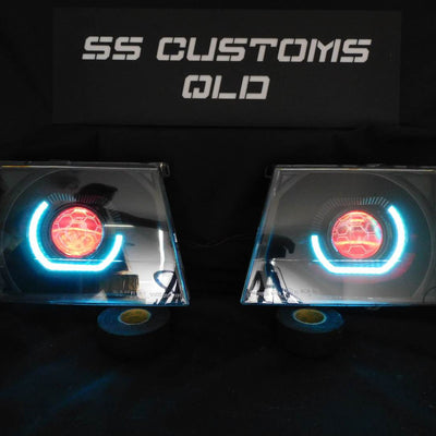 Ford Courier PG - PH 02-06 &  Mazda Bravo UN Series B2500 B2600 custom headlights