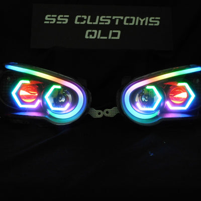 Subaru Impreza WRX Blobeye DRL headlights