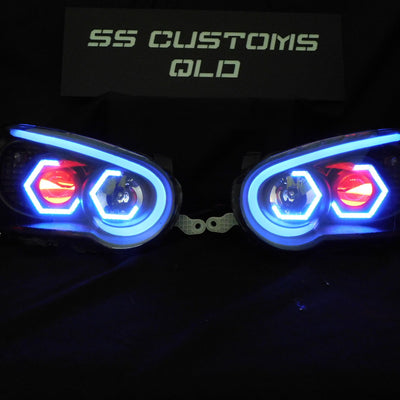 Subaru Impreza WRX Blobeye DRL headlights