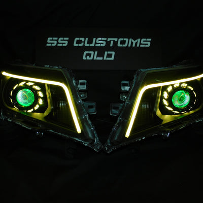 Nissan Navara D23 NP300 custom headlights 2015 - onwards