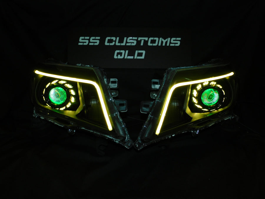 Nissan Navara D23 NP300 custom headlights 2015 - onwards