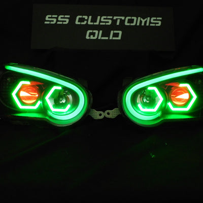 Subaru Impreza WRX Blobeye DRL headlights