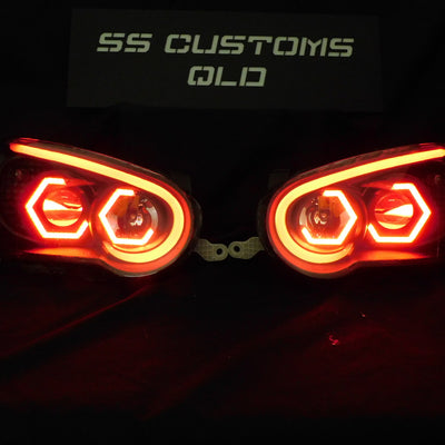 Subaru Impreza WRX Blobeye DRL headlights