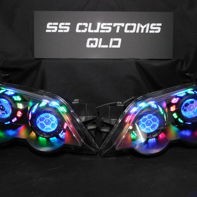 Ford Falcon BA BF XR Quad projectors