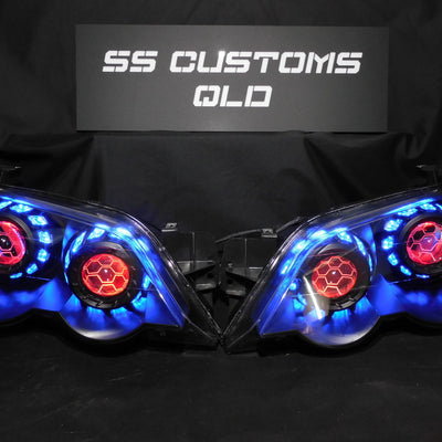 Ford Falcon BA BF XR Quad projectors