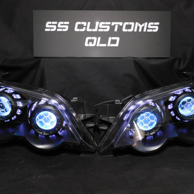 Ford Falcon BA BF XR Quad projectors