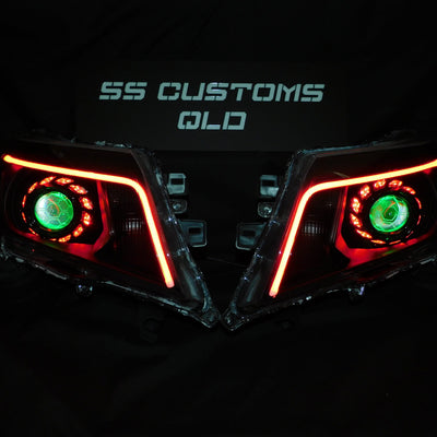 Nissan Navara D23 NP300 custom headlights 2015 - onwards