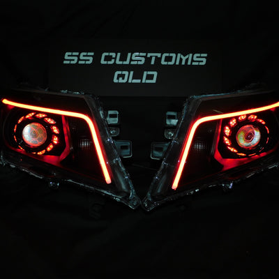 Nissan Navara D23 NP300 custom headlights 2015 - onwards