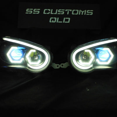 Subaru Impreza WRX Blobeye DRL headlights