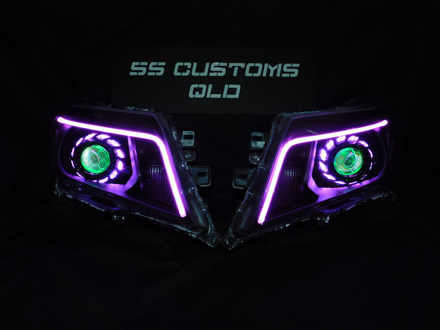 Nissan Navara D23 NP300 custom headlights 2015 - onwards