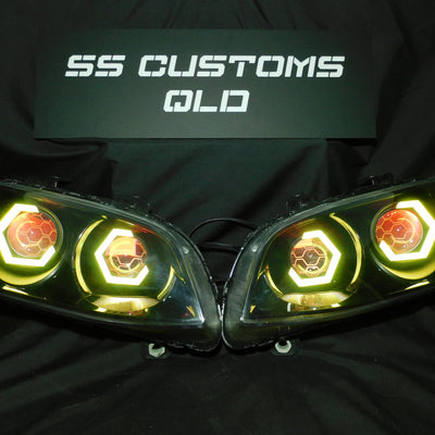 Holden VE Commodore Series 1-2 Quad projectors Custom Headlights