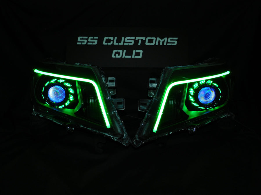 Nissan Navara D23 NP300 custom headlights 2015 - onwards