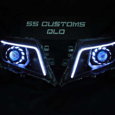 Nissan Navara D23 NP300 custom headlights 2015 - onwards