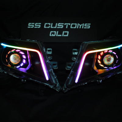 Nissan Navara D23 NP300 custom headlights 2015 - onwards