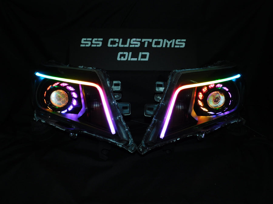 Nissan Navara D23 NP300 custom headlights 2015 - onwards