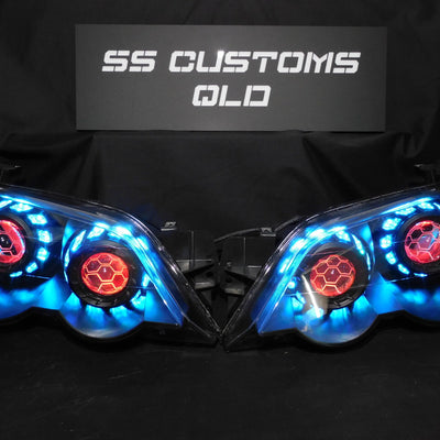 Ford Falcon BA BF XR Quad projectors