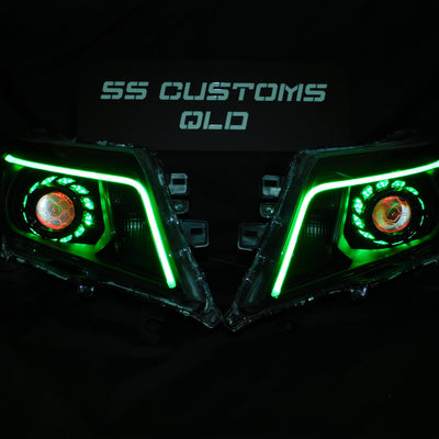 Nissan Navara D23 NP300 custom headlights 2015 - onwards