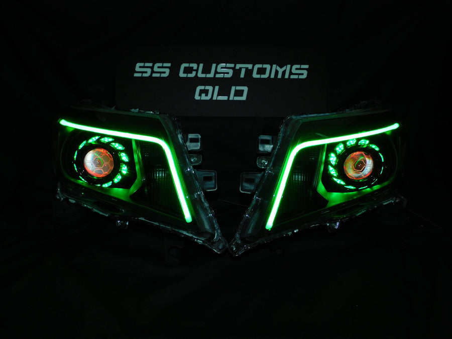 Nissan Navara D23 NP300 custom headlights 2015 - onwards