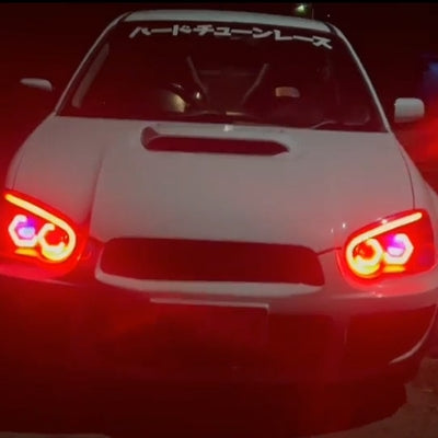 Subaru Impreza WRX Blobeye DRL headlights