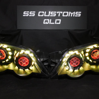 Ford Falcon BA BF XR Quad projectors