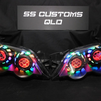 Ford Falcon BA BF XR Quad projectors