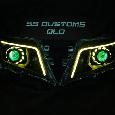 Nissan Navara D23 NP300 custom headlights 2015 - onwards