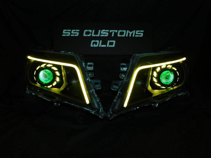 Nissan Navara D23 NP300 custom headlights 2015 - onwards
