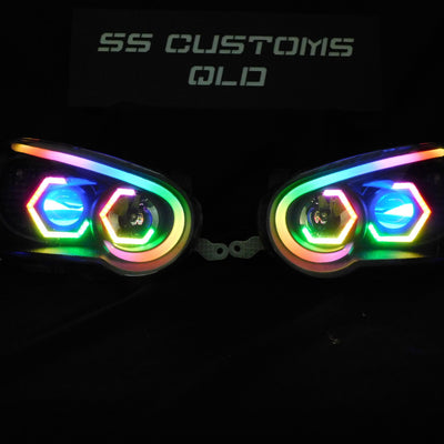 Subaru Impreza WRX Blobeye DRL headlights